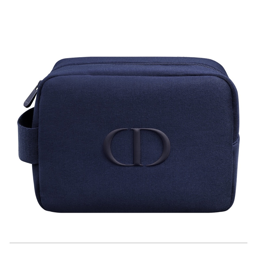 New Dior navy cosmetic case toiletry bag - Picture 3 of 13
